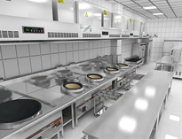 学校食堂设施设备厂家告诉你商用日皮视频APP苹果下载工程注意事项