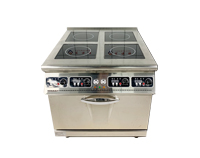 电磁四头煲仔炉